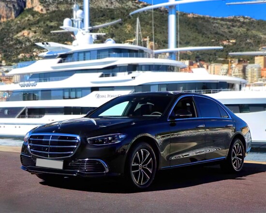 Hire Mercedes S class with driver in Monaco and Nice